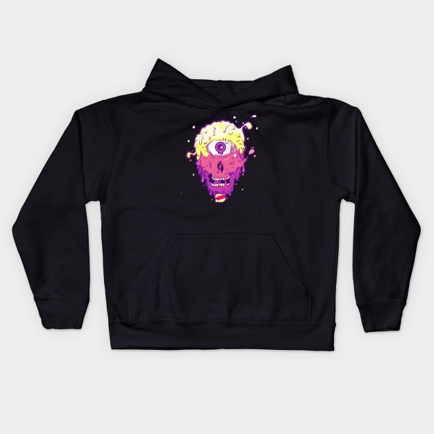 Melty Skull Kids Hoodie by Yamabushi's Kawaii Store